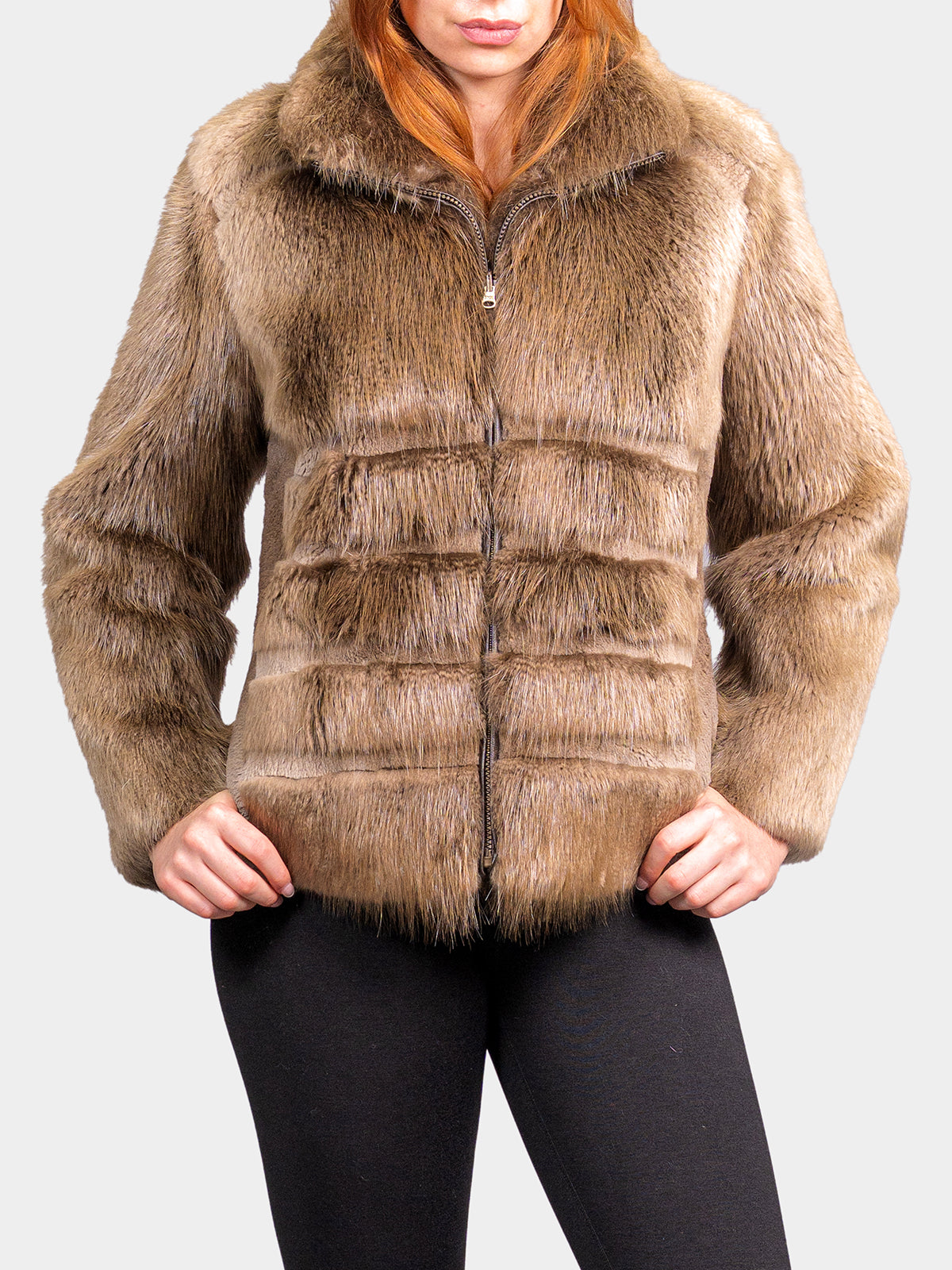 Women's Blonde Beaver Jacket
