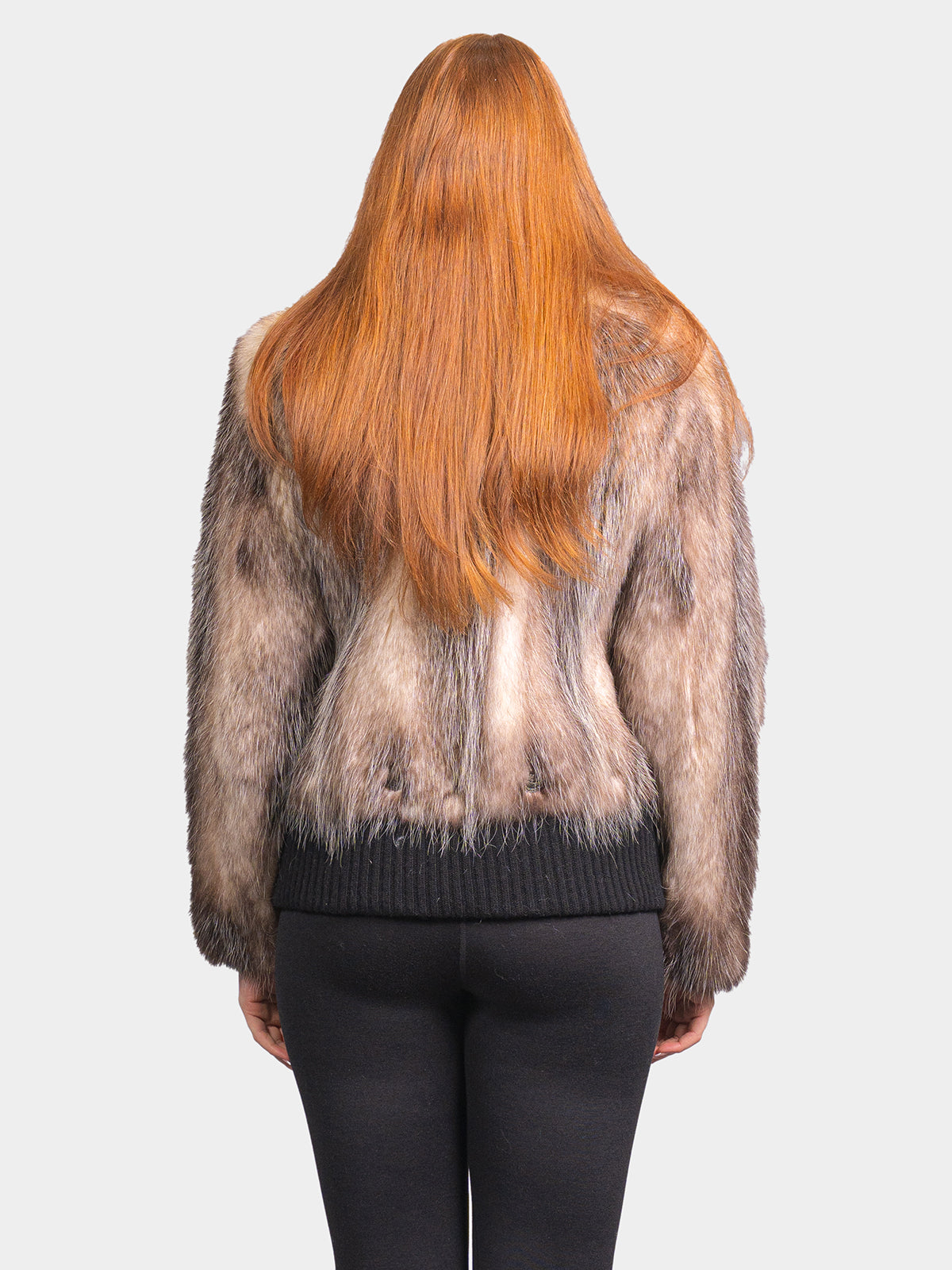 Women's Natural Opossum Jacket