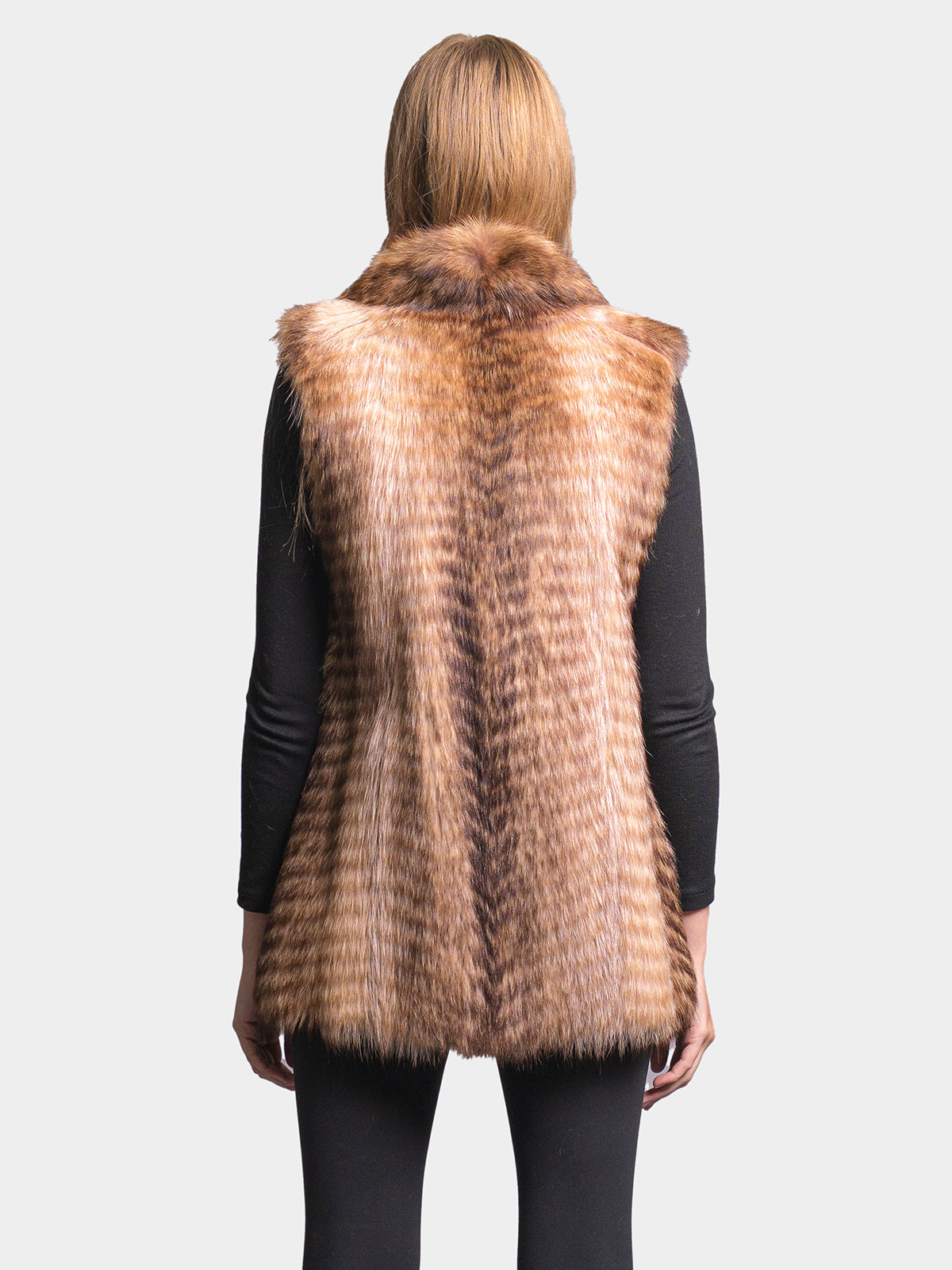 Women's Crystal Raccoon Vest