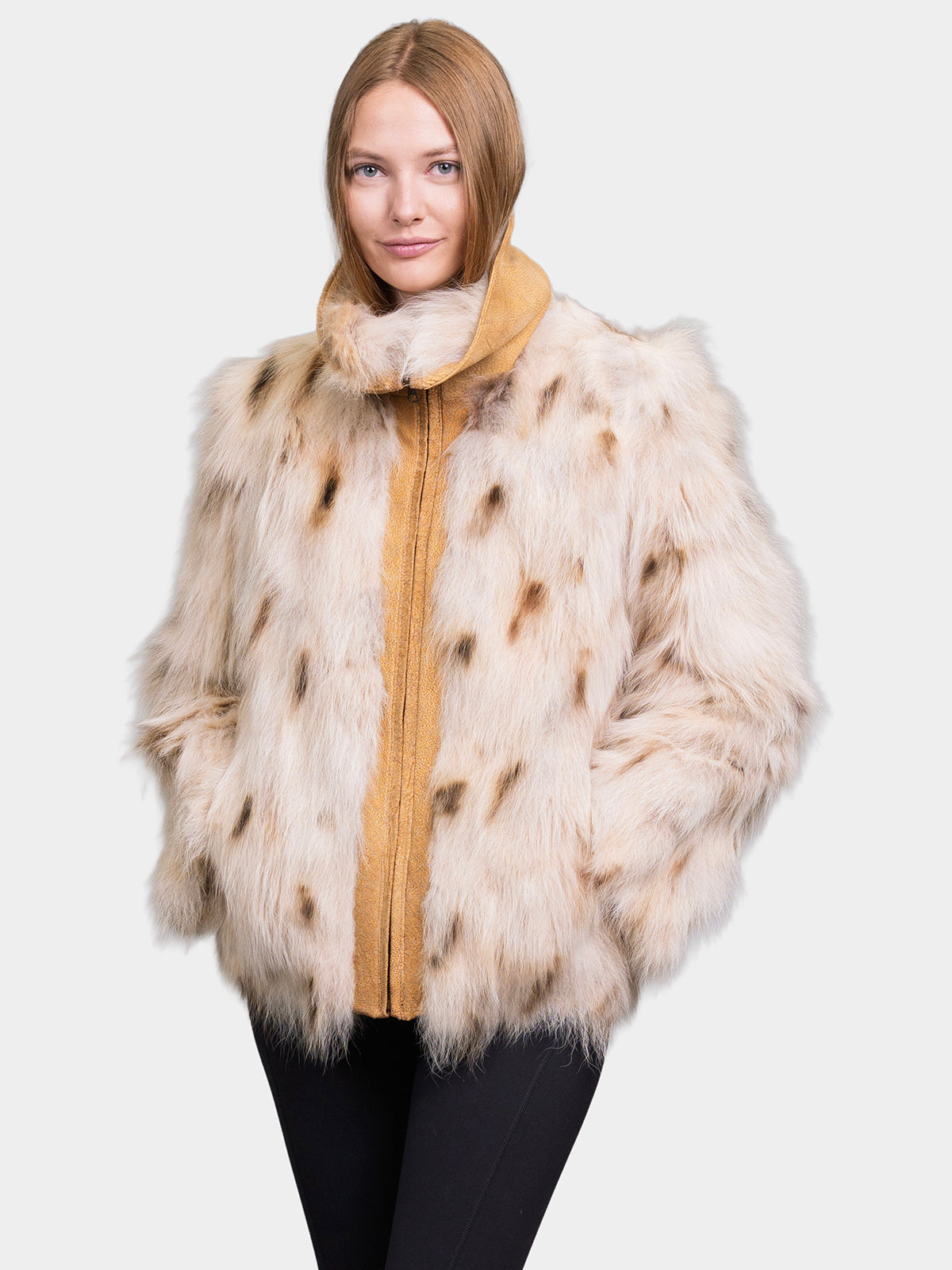 Women's Spotted Snowtop Coyote Sections Jacket