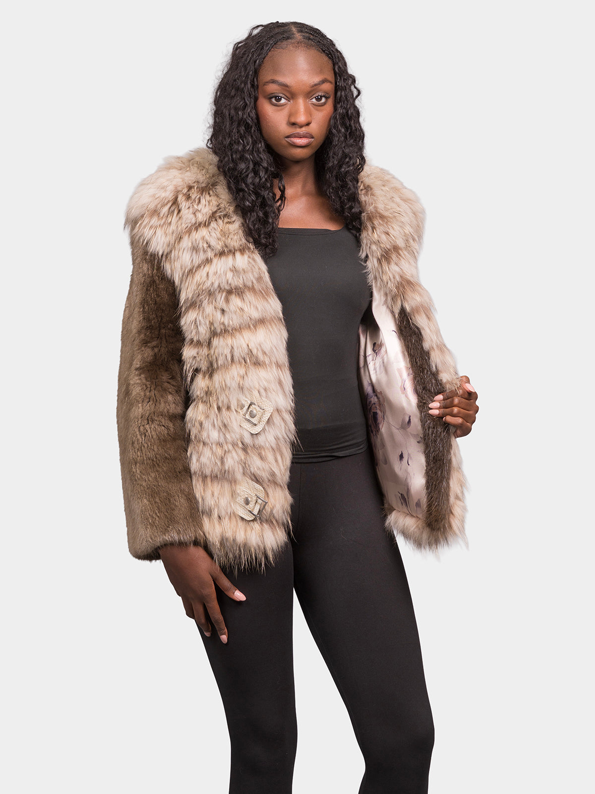 Women's Blonde Beaver Jacket