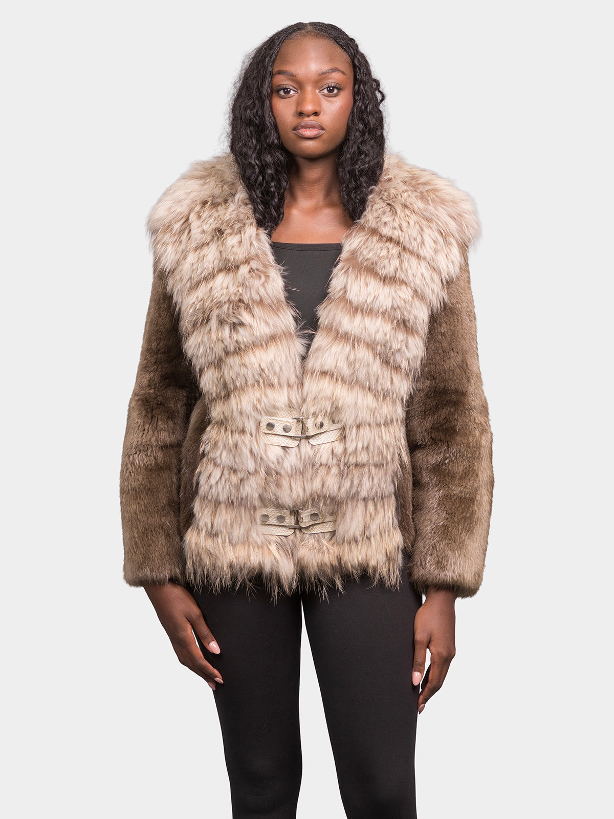 Women's Blonde Beaver Jacket