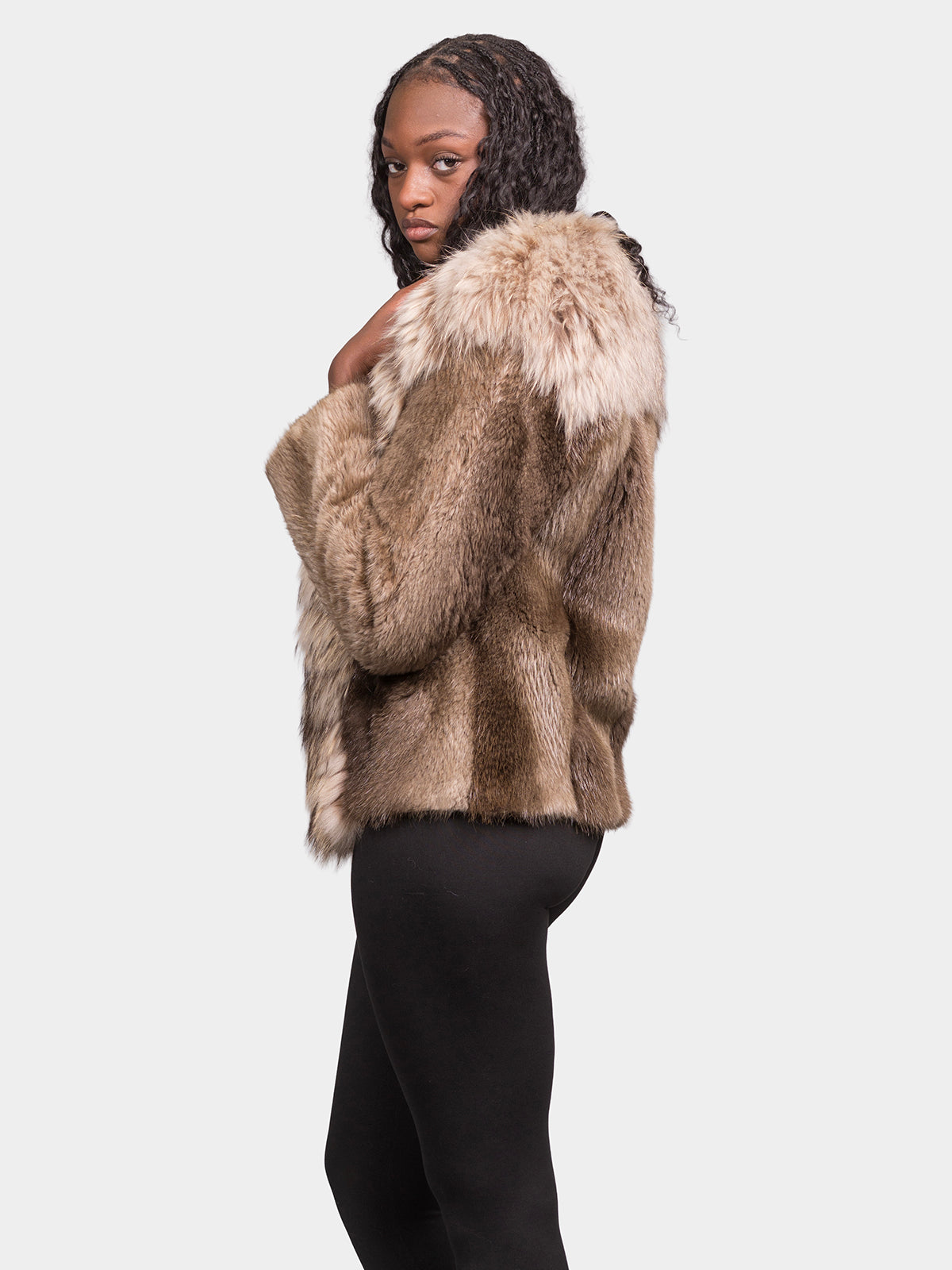 Women's Blonde Beaver Jacket