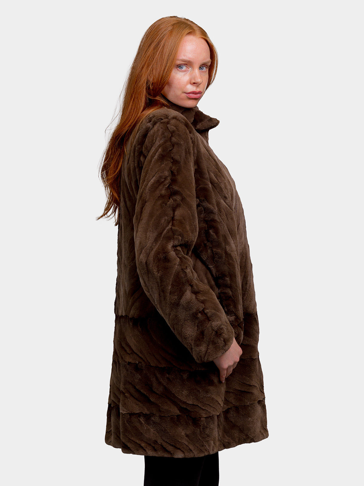Women's Demi Buff Sculptured Mink Jacket