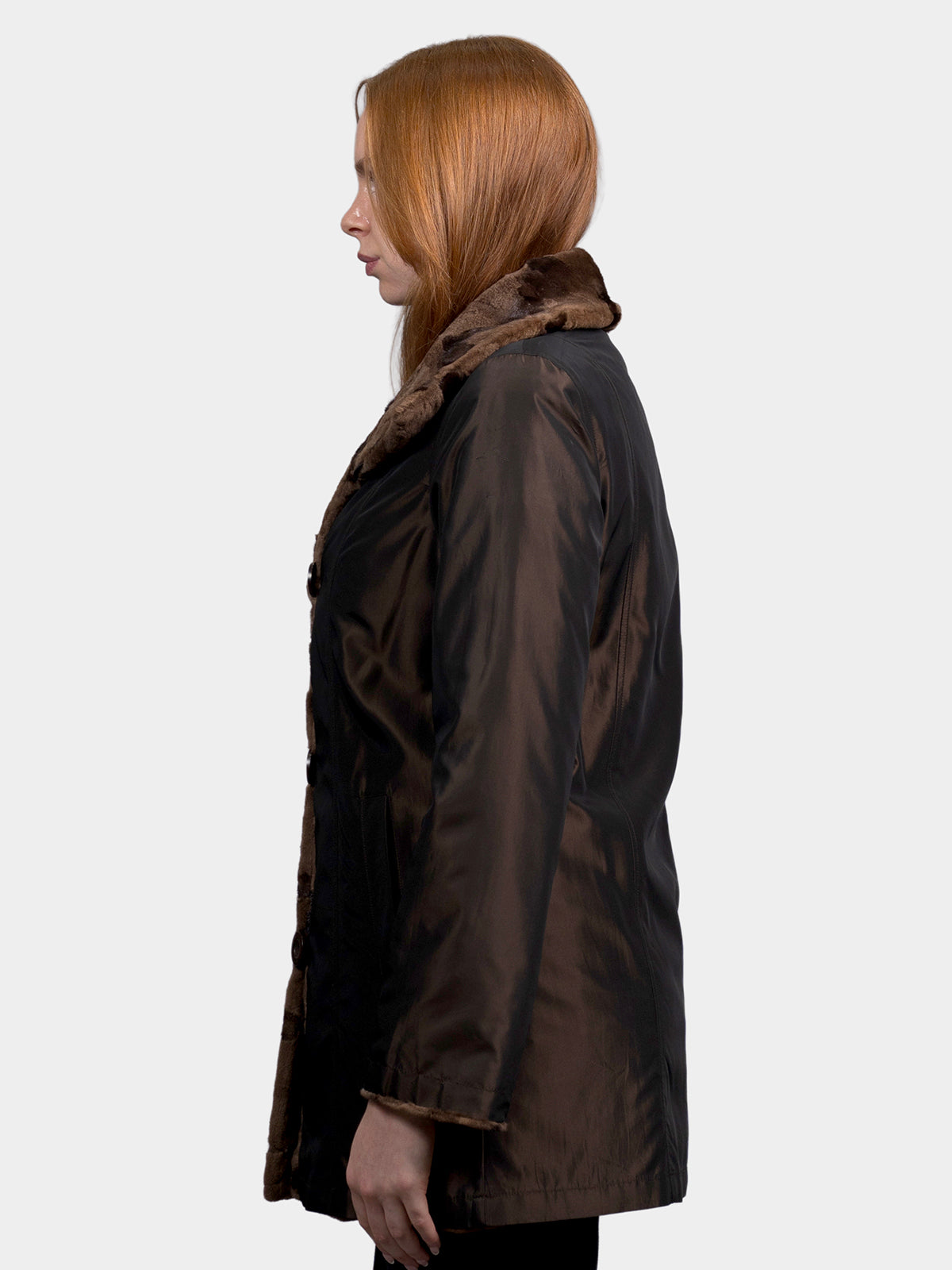 Women's Demi Buff Sculptured Mink Stroller