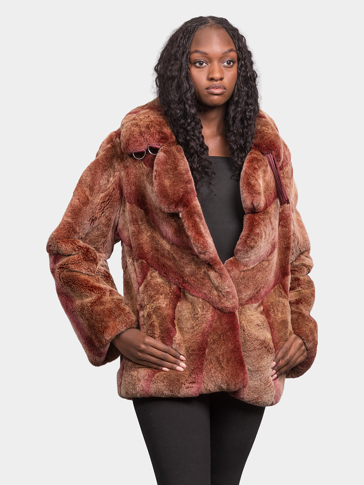 Women's Cherry Rex Rabbit Jacket