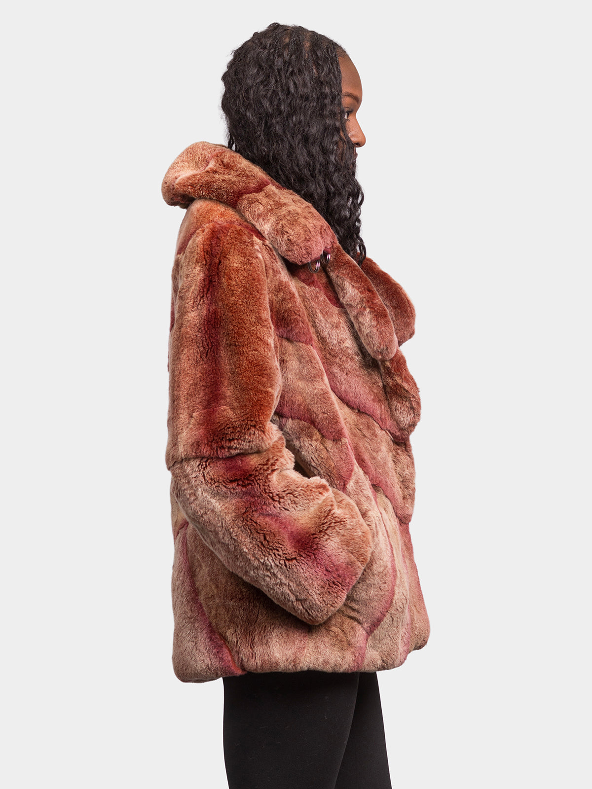 Women's Cherry Rex Rabbit Jacket