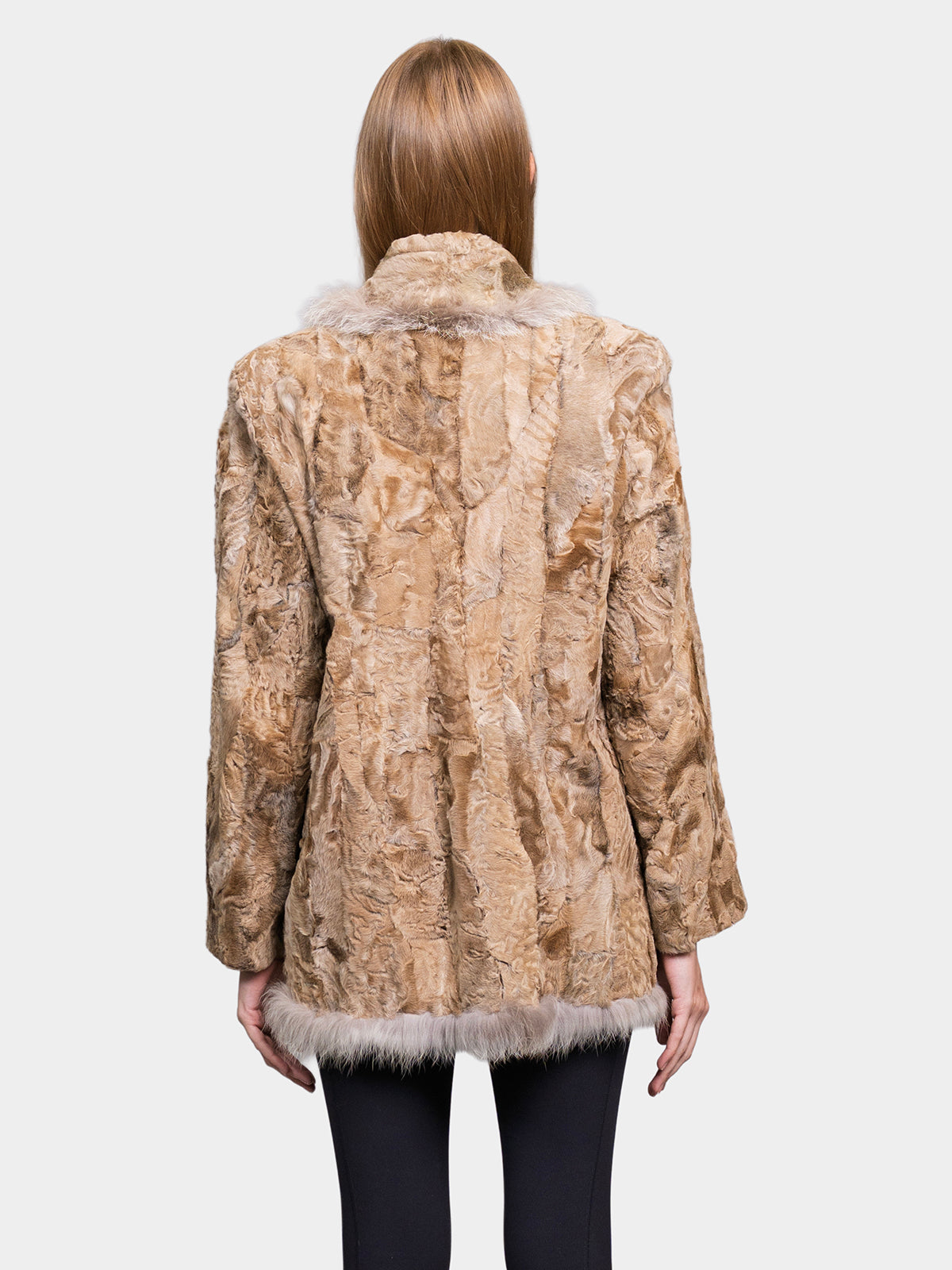 Women's Antique Frost Karakul Shearling Jacket