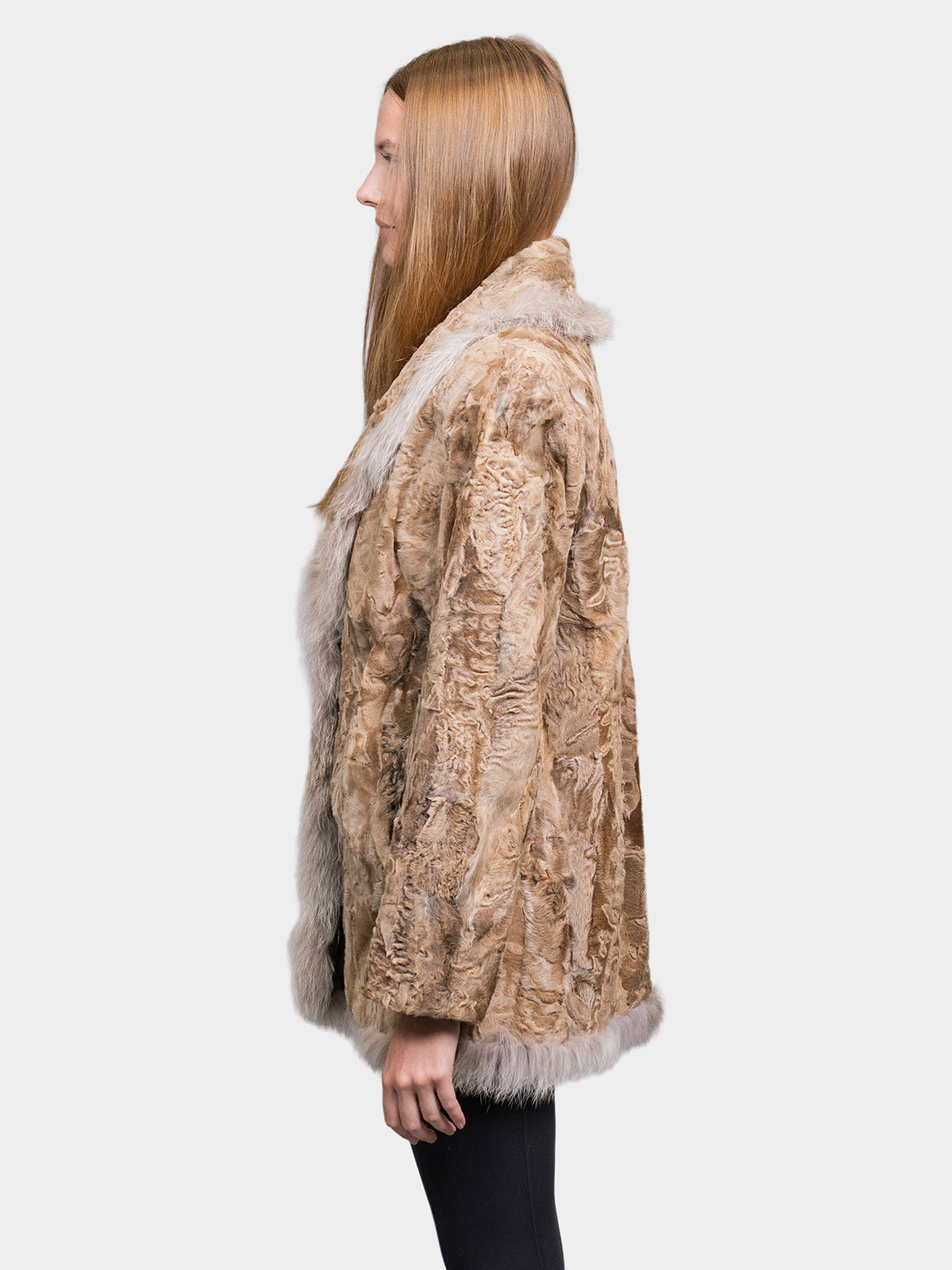 Women's Antique Frost Karakul Shearling Jacket