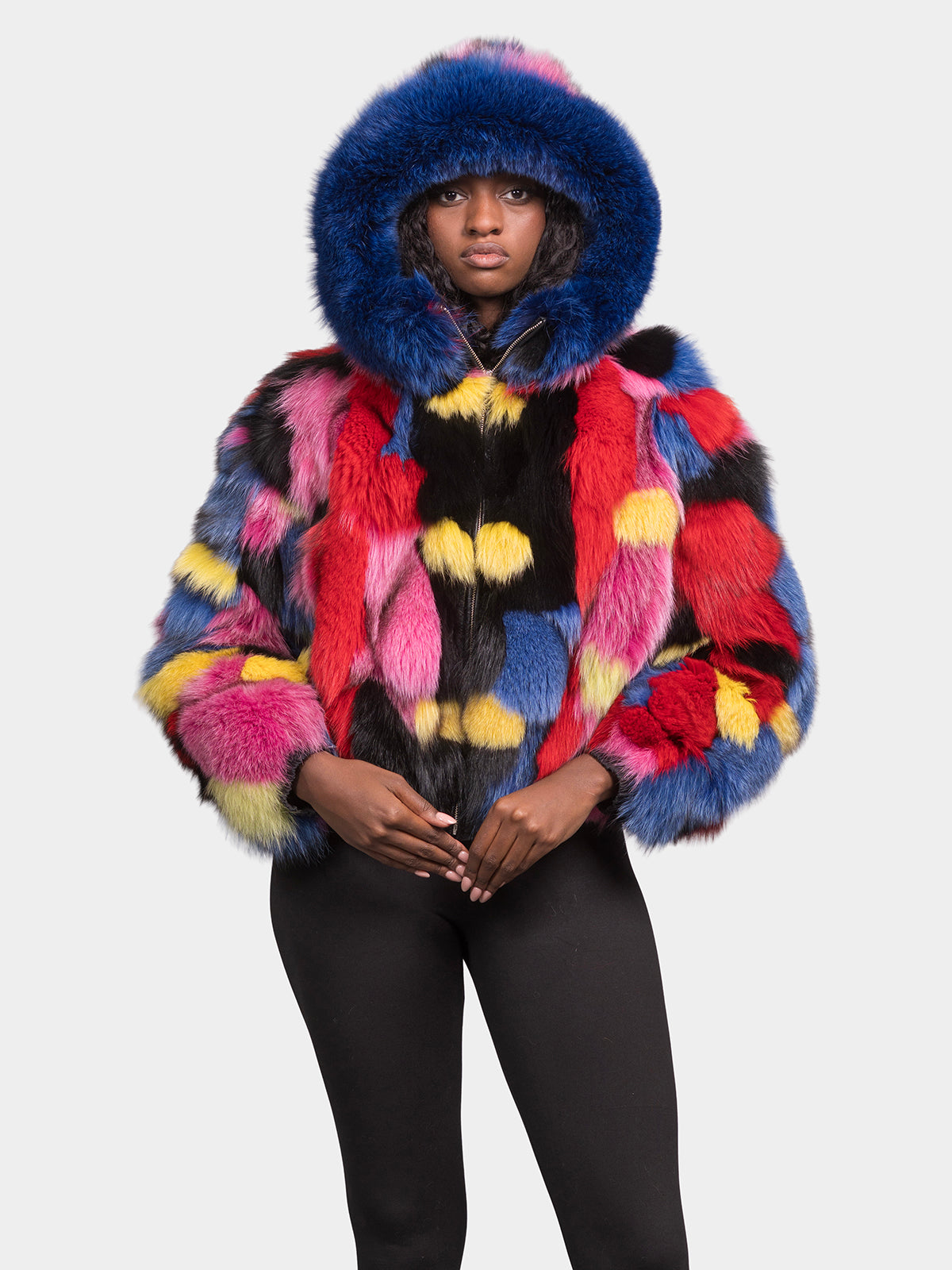 Women's Multicolor Fox Jacket