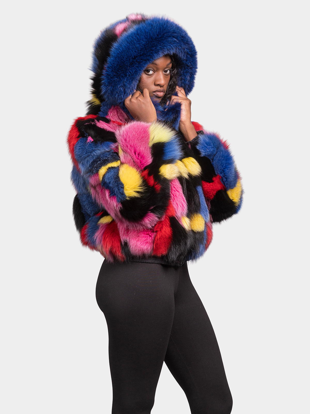 Women's Multicolor Fox Jacket