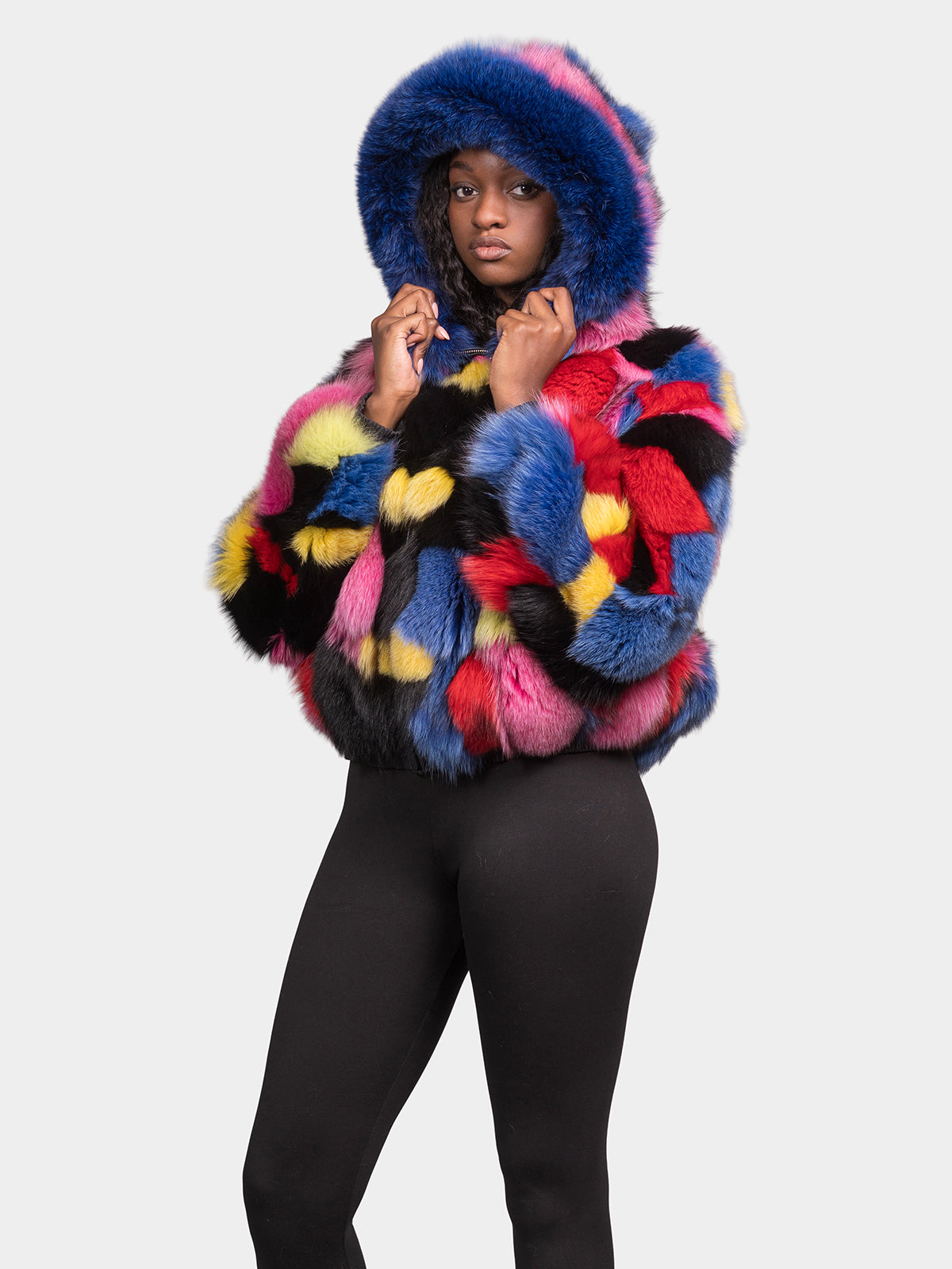Women's Multicolor Fox Jacket
