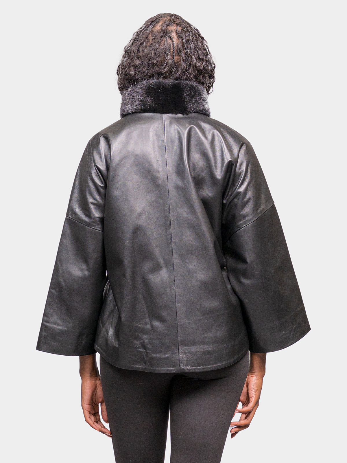 Women's Black Leather Jacket