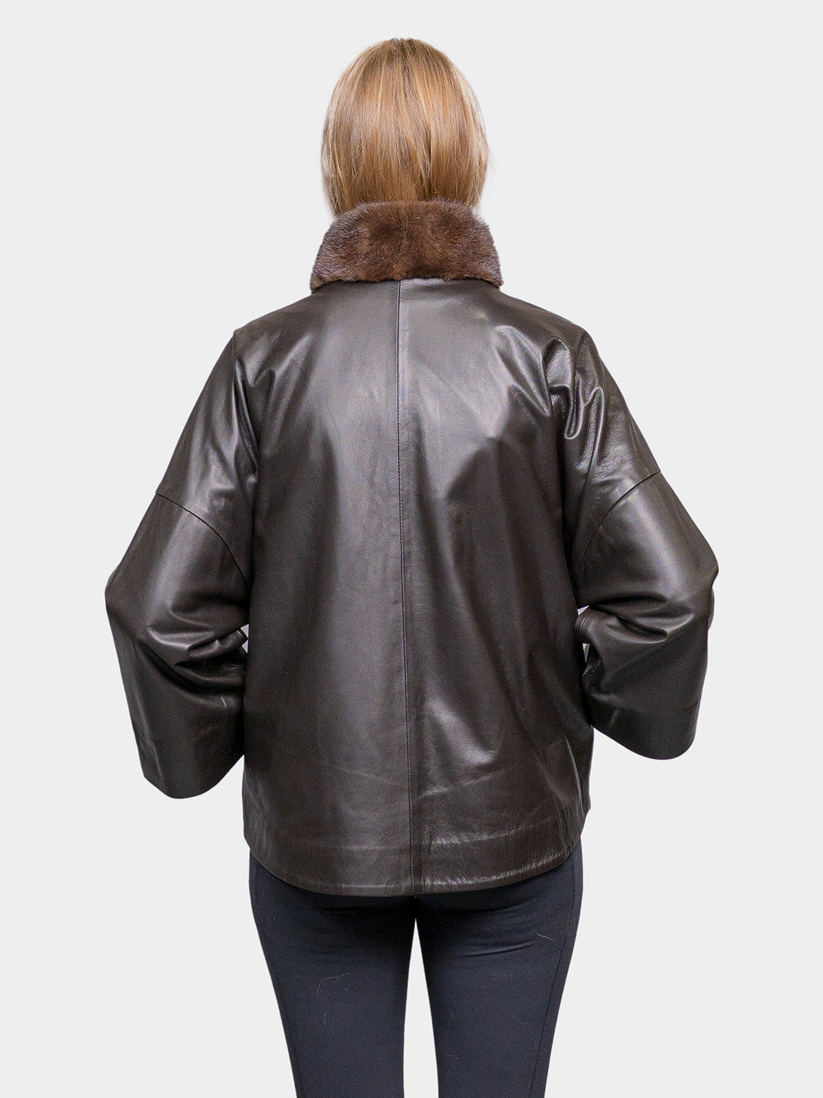 Women's Brown Leather Jacket