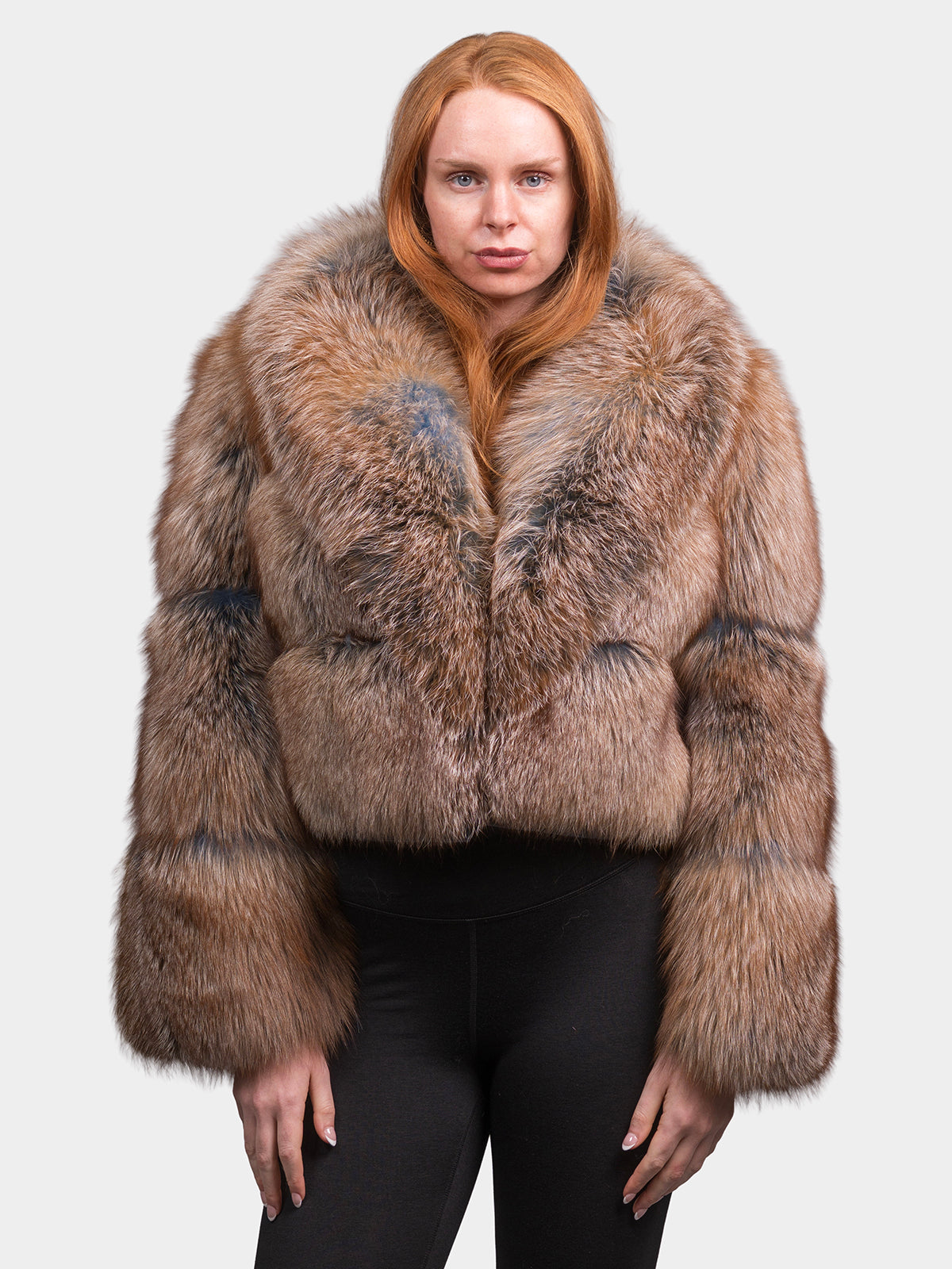 Women's Blue Fox Jacket