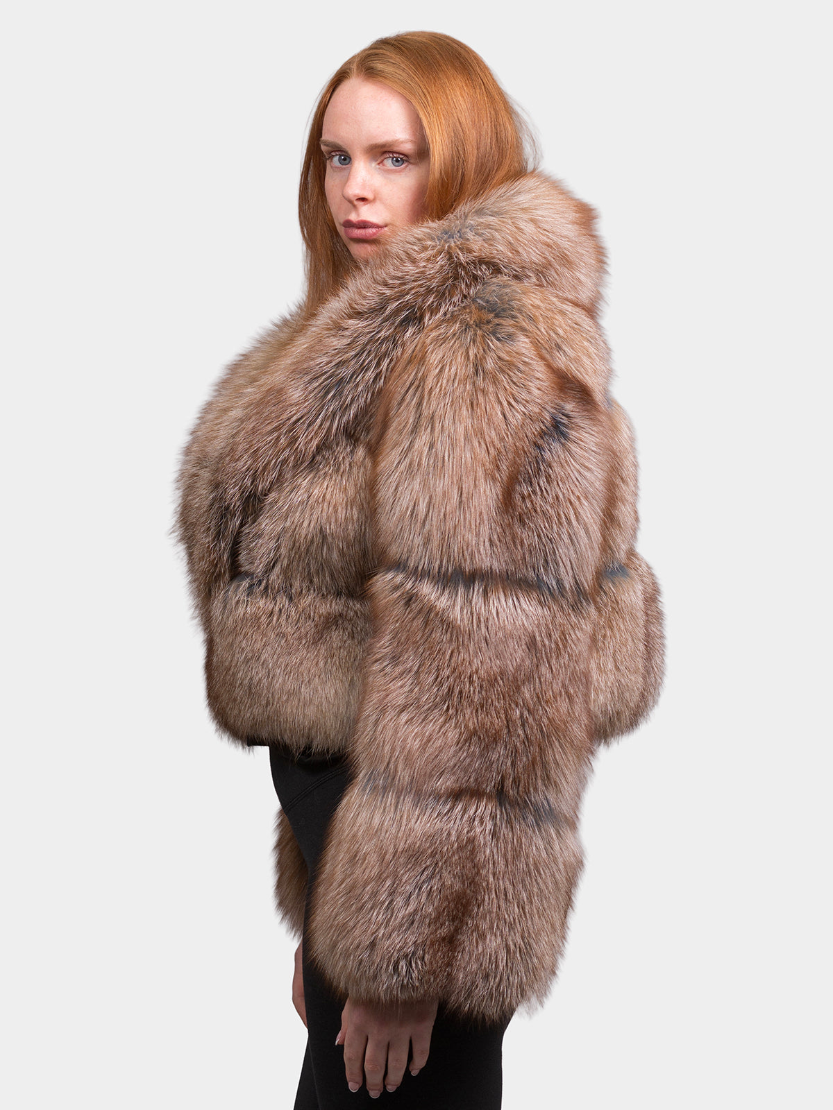 Women's Blue Fox Jacket