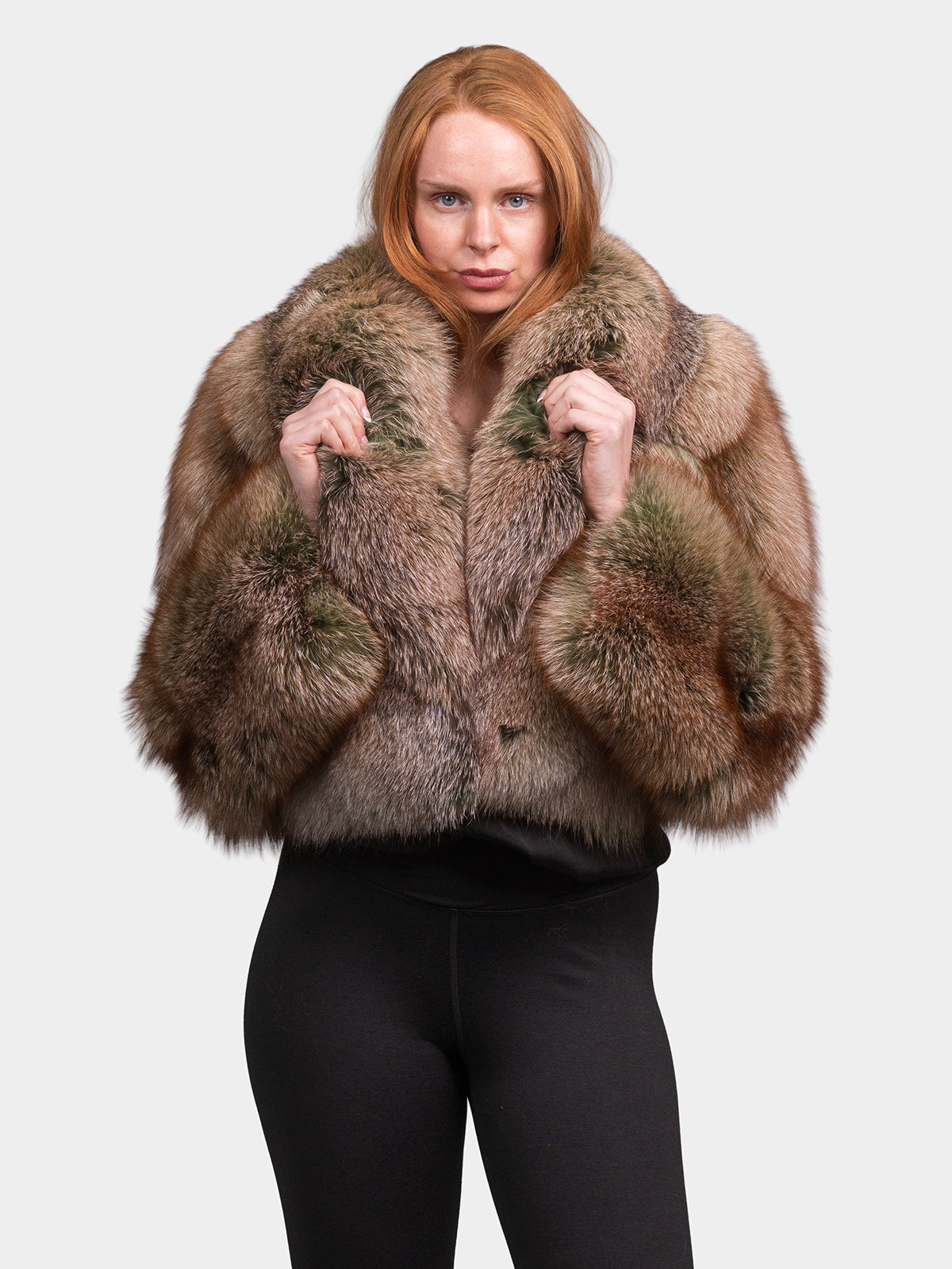 Women's Green Fox Jacket