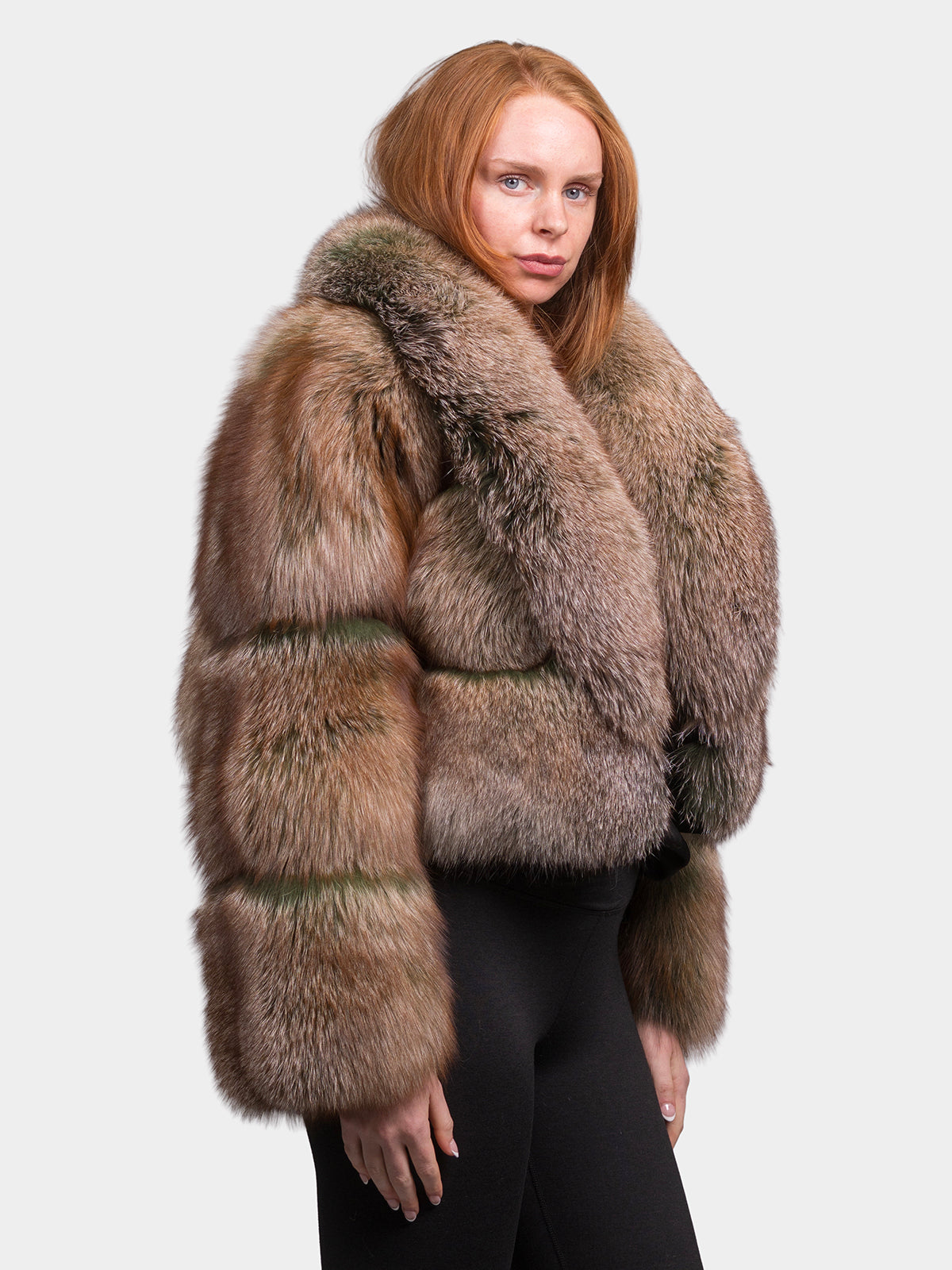 Women's Green Fox Jacket